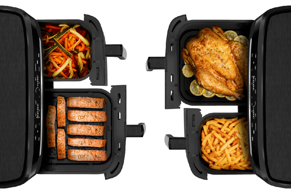 Gruzdintuvė Tefal Dual Easy EY9428E, dviejų skyrių, 11 l