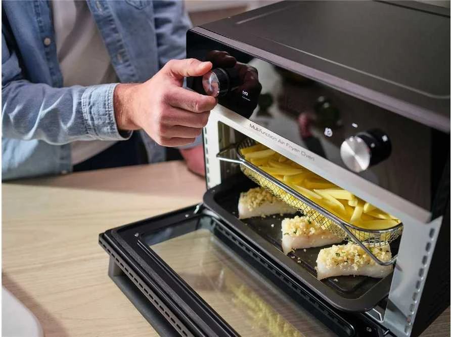 Gruzdintuvė Tefal Easy Fry Air Fryer Oven 20L FW6058 (juodas/sidabrinis)