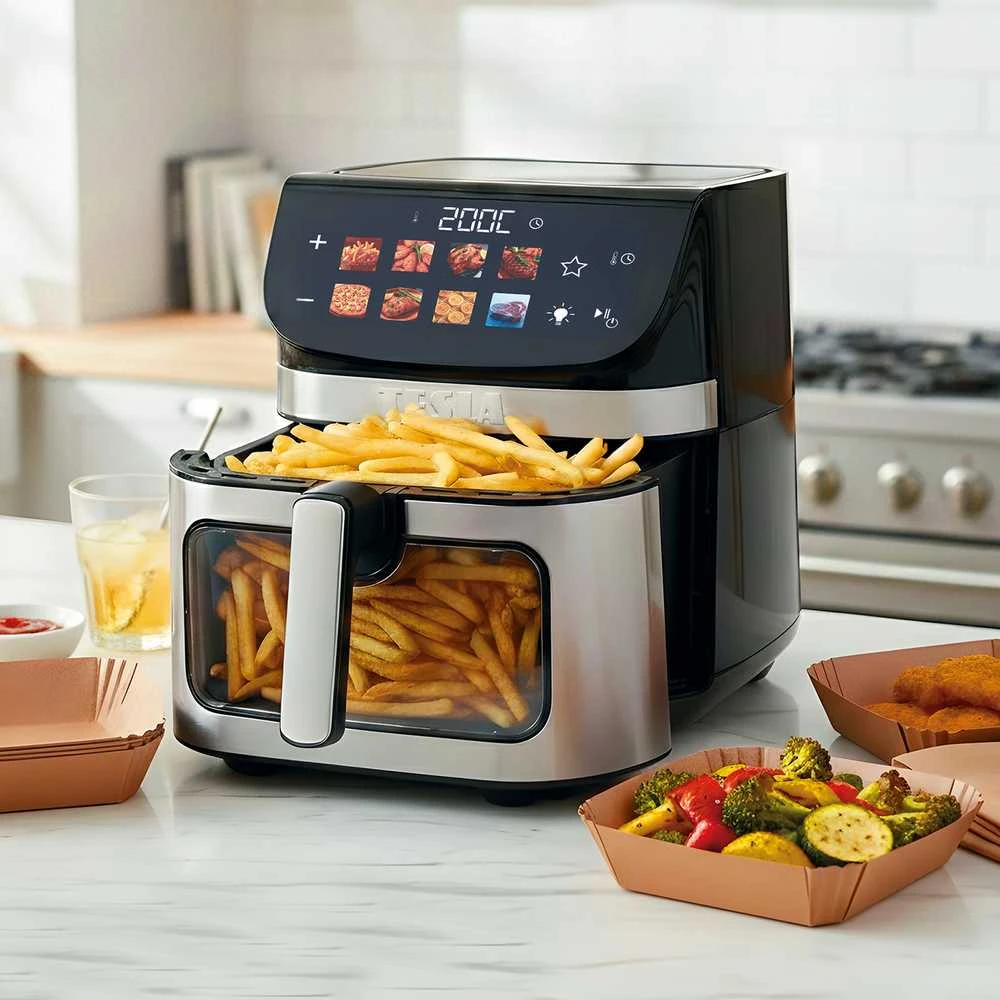 Gruzdintuvė Tesla Aircook DualHeat QD464 XXL 9 l juoda