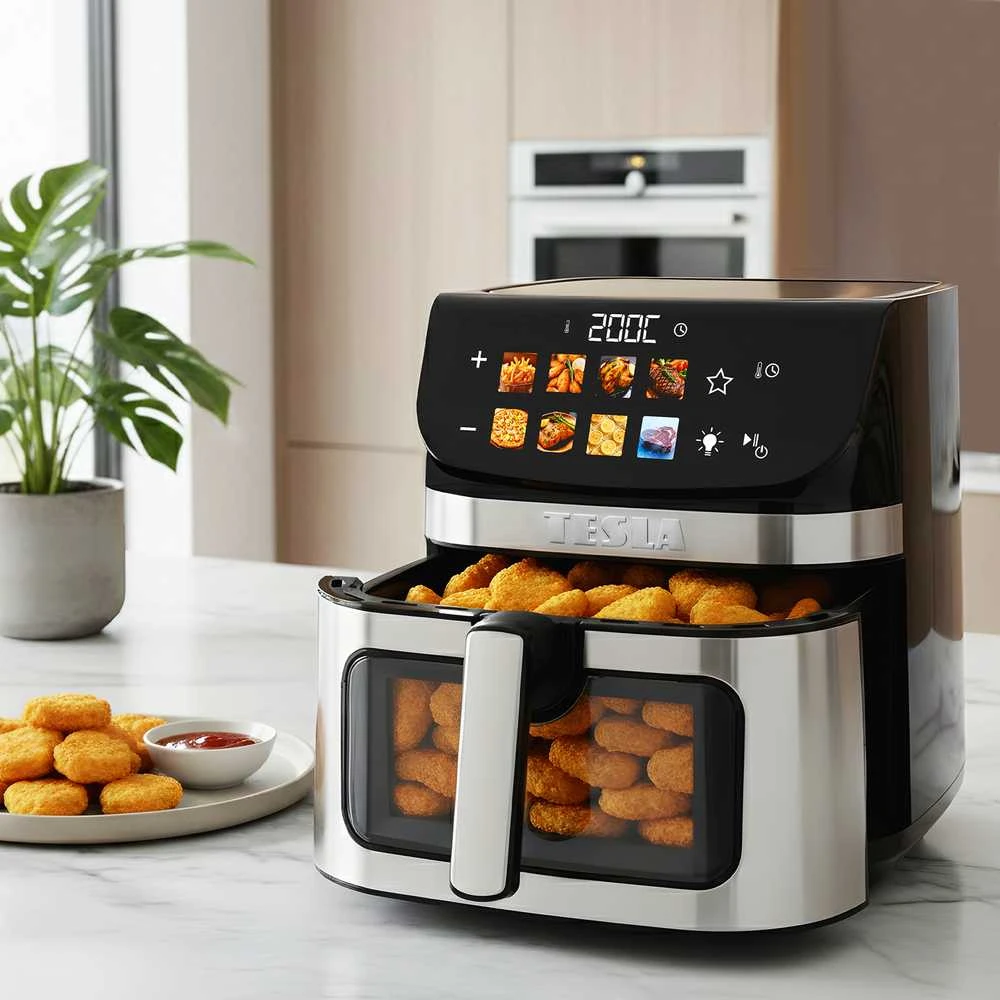 Gruzdintuvė Tesla Aircook DualHeat QD464 XXL 9 l juoda