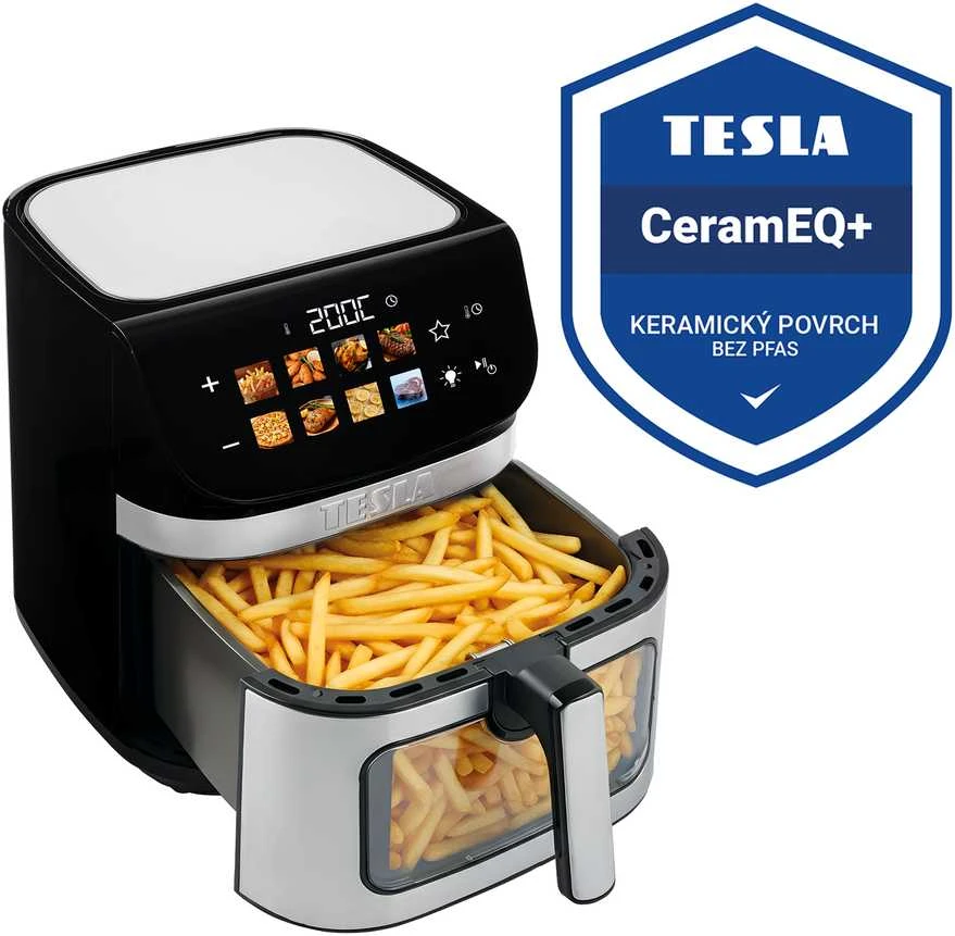 Gruzdintuvė Tesla Aircook DualHeat QD464 XXL 9 l juoda