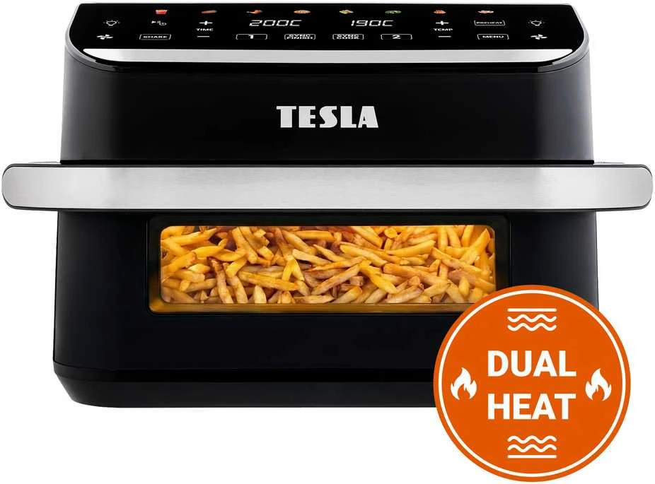 Gruzdintuvė Tesla Aircook DualHeat QD575 XXL 10 l juoda