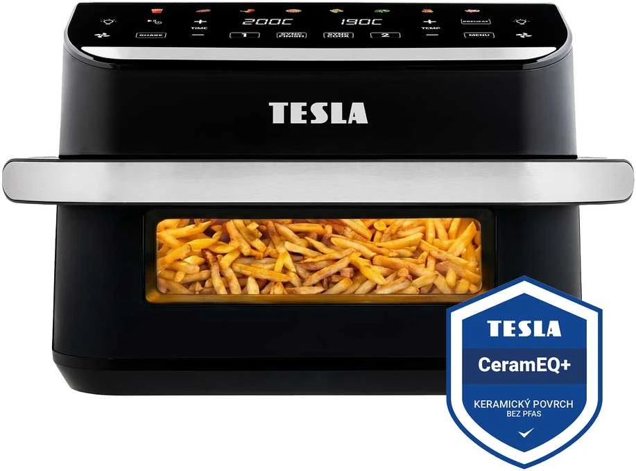Gruzdintuvė Tesla Aircook DualHeat QD575 XXL 10 l juoda