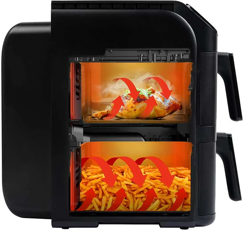 Gruzdintuvė TESLA AirCook DualZone Q670 XXL