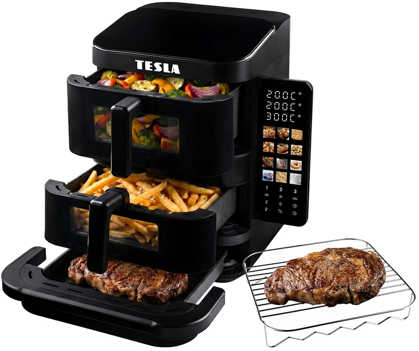 Gruzdintuvė TESLA AirCook TrioZone Q636 XXL