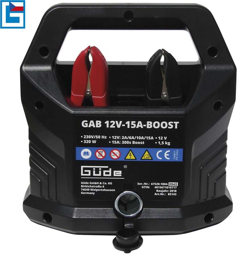 Güde akumuliatoriaus įkroviklis GAB 15 A Boost
