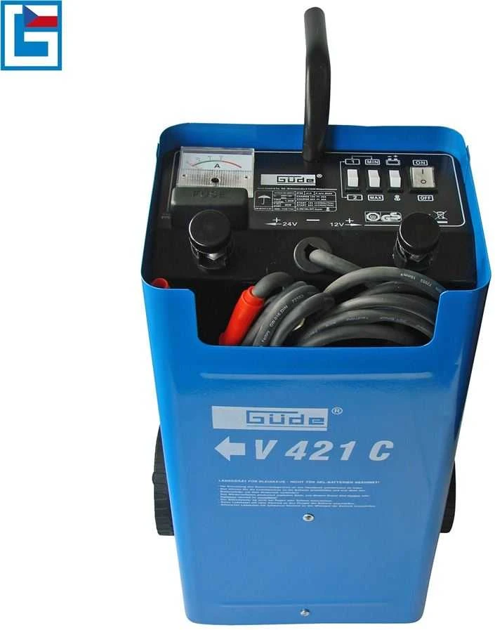 GÜDE Automobilio akumuliatoriaus įkroviklis, galingas paleidėjas, 12V/24V akumuliatoriaus palaikytojas, transporto priemonės akumuliatoriaus įkrovimo ir paleidimo sprendimas