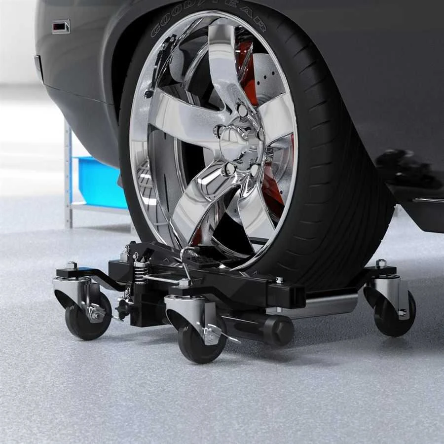 GÜDE Hidraulinis automobilio manevravimo įrankis, dirbtuvių domkratas, automobilio pozicionavimo įtaisas, mobilus automobilių perkėlėjas, garažo įranga, keltuvas, ratukų perkėlimo priemonė