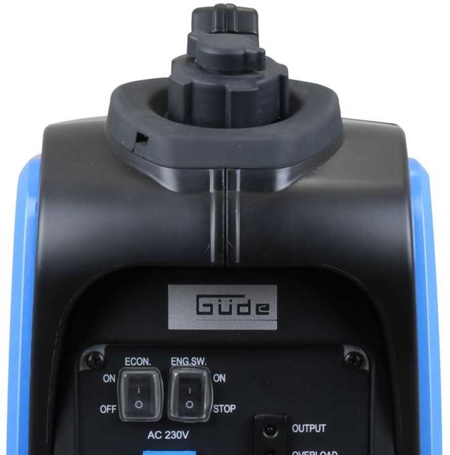 GÜDE Inverterinis generatorius, nešiojama elektrinė, jautriai elektronikai, žemas triukšmas, 1200W benzininis generatorius