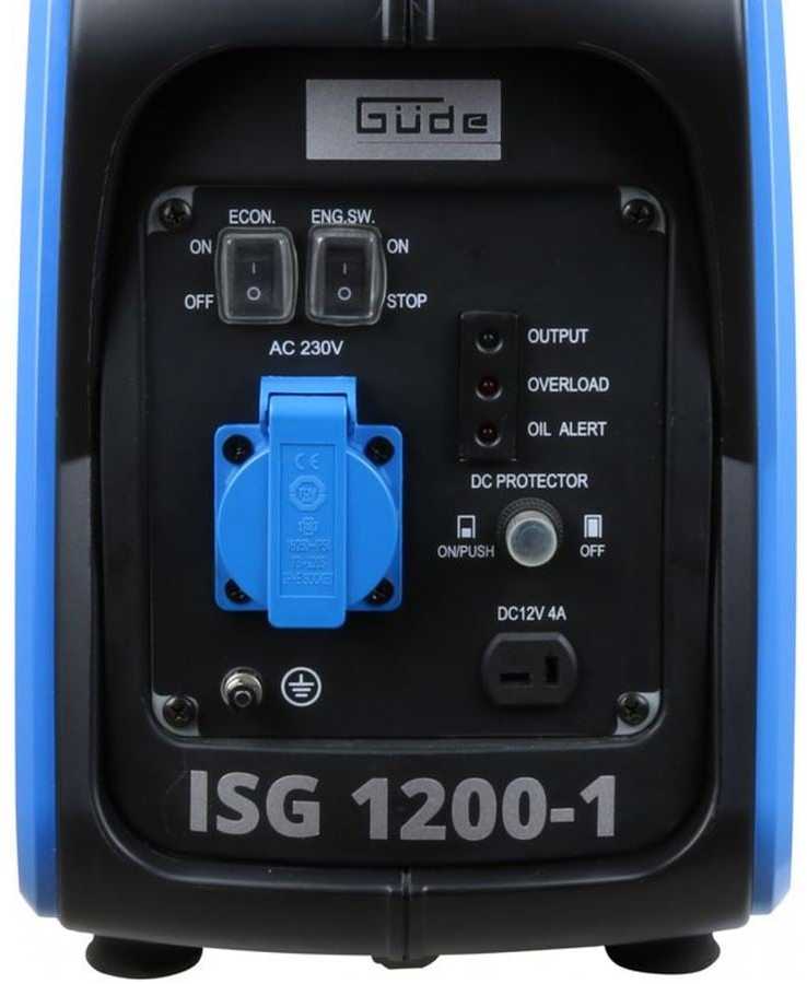 GÜDE Inverterinis generatorius, nešiojama elektrinė, jautriai elektronikai, žemas triukšmas, 1200W benzininis generatorius