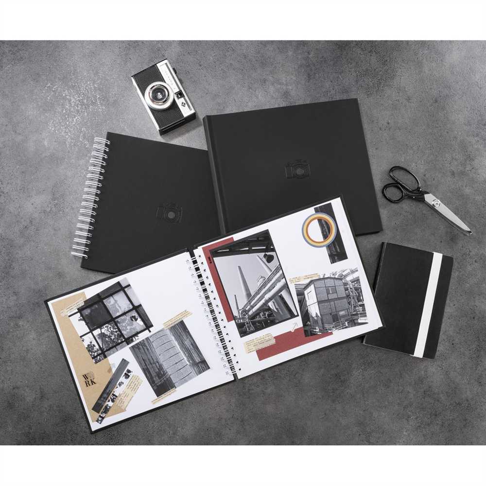 Hama Book albumas 28x24 juoda