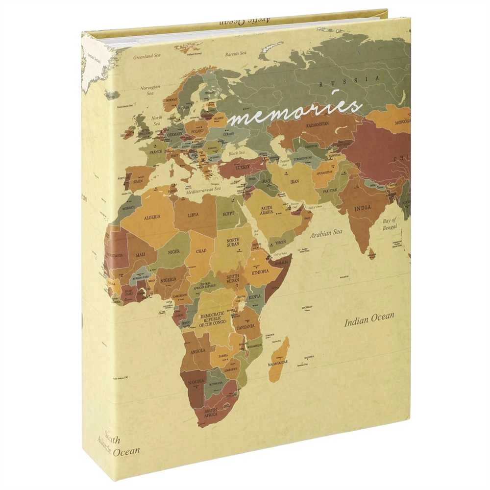 Hama album memo WORLD MAP 10x15/200, descriptive labels