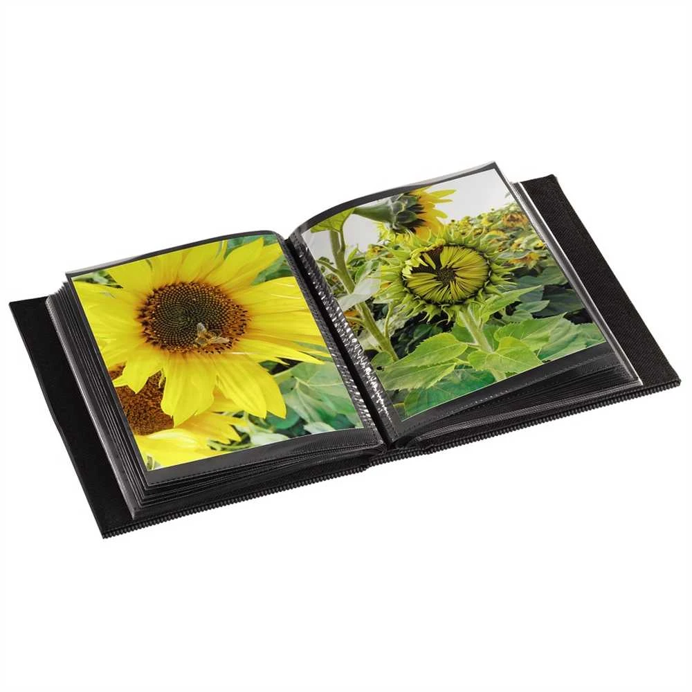 Nuotraukų albumas Hama New York City Slip-In 13.5x17cm, 100 nuotraukų, juodas