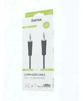 KABELIS HAMA JACK 3,5MM - JACK 3,5MM 1,5M