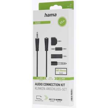 Hama Jack 3,5 mm - Jack 3,5 mm 2,5 m kabelis juodas (002051220000)