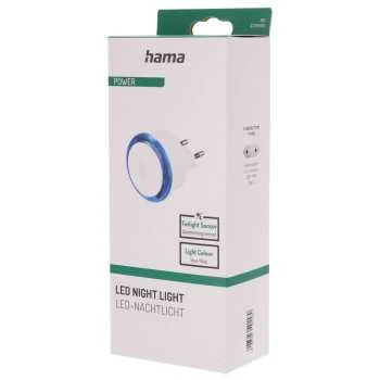 „Hama Basic“ naktinė/rytietiška LED lemputė, automatiškai įsijungia/išjungia, mėlynos spalvos