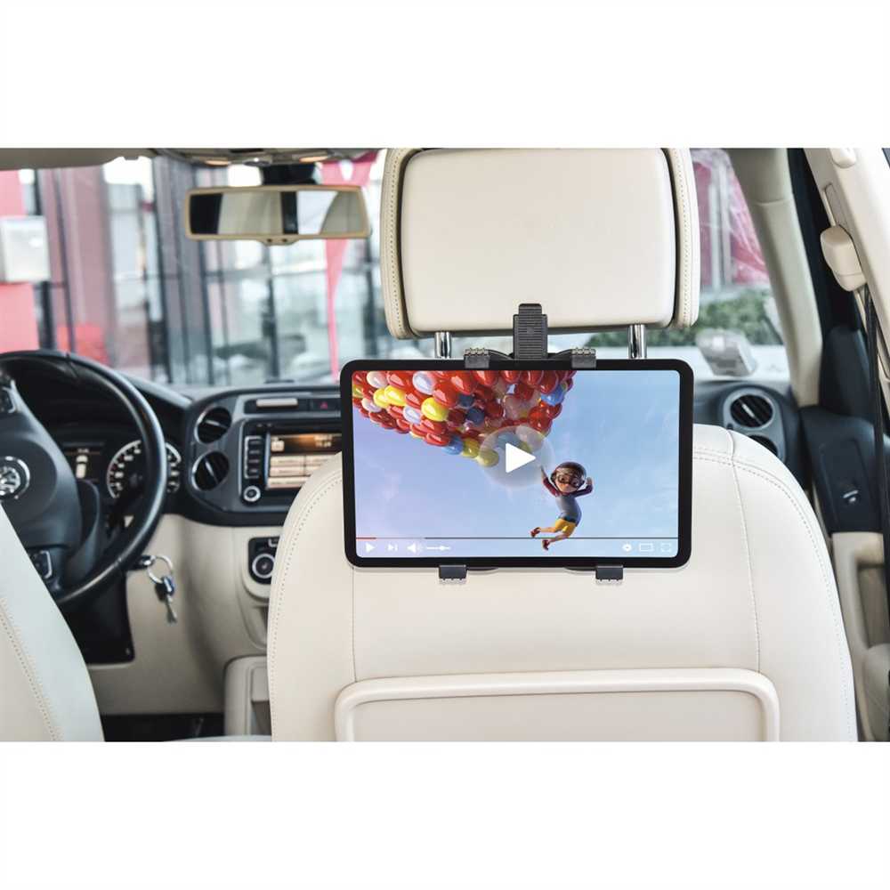 Hama car holder, for tablet 7"-12.9", headrest mount, 360° swivel