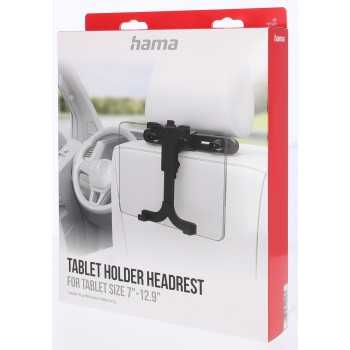 Hama car holder, for tablet 7"-12.9", headrest mount, 360° swivel