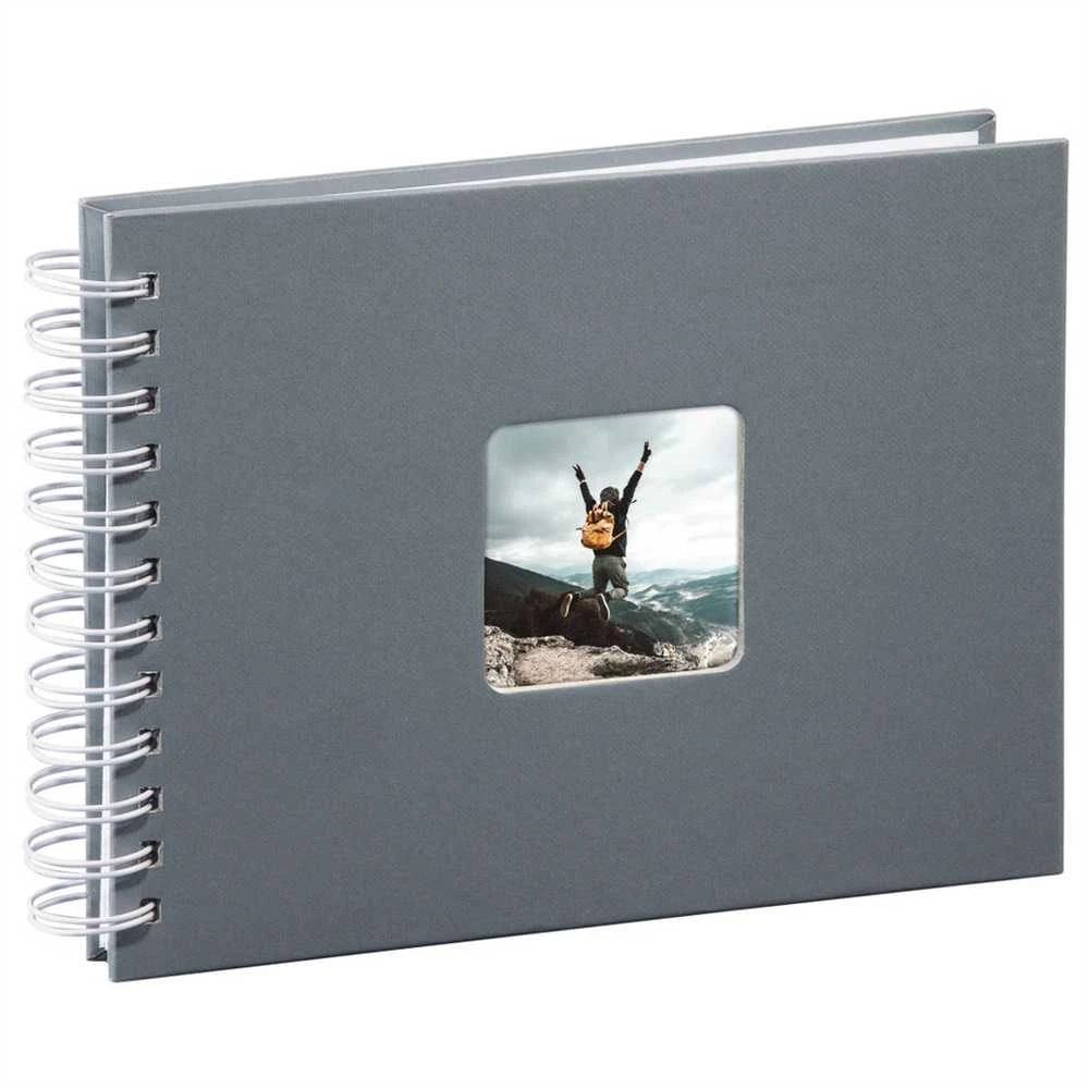 Hama ALBUM FINE ART 24X17/50 PILKA, balta KARTKI