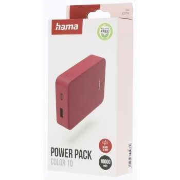 Hama Power Pack Color 10 10000 mAh raudona