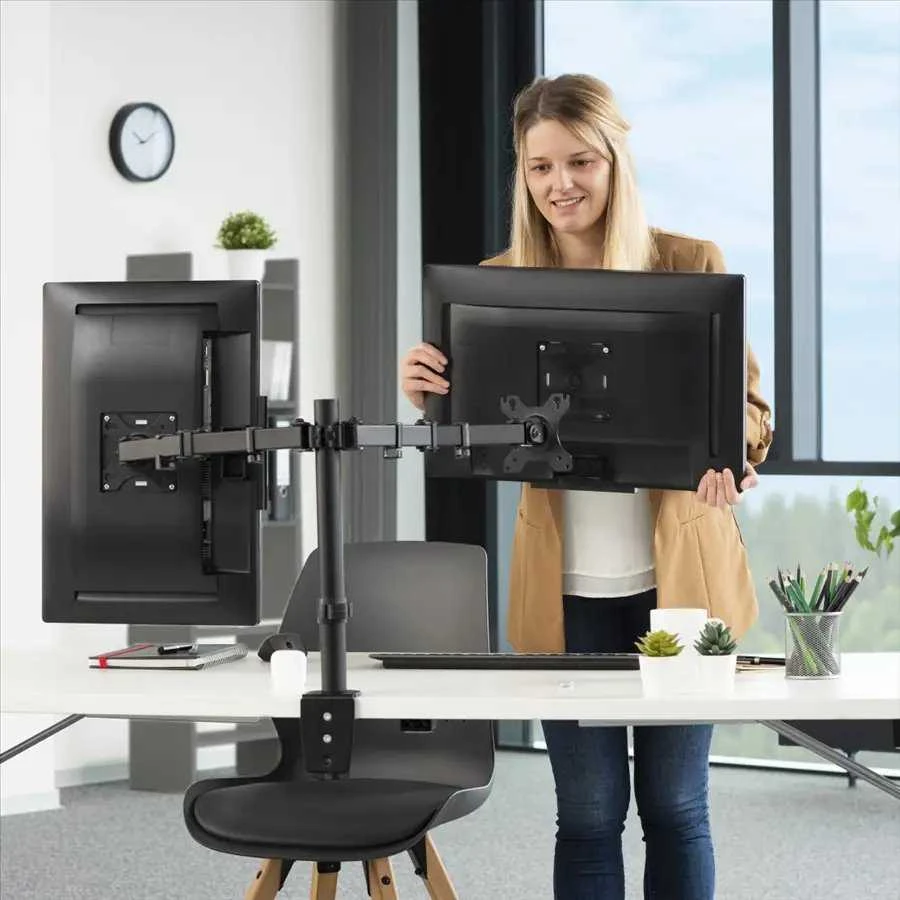 Hama Monitorius laikiklis dviems 13-32 colių monitoriams, maksimalus svoris (talpa) 8kg