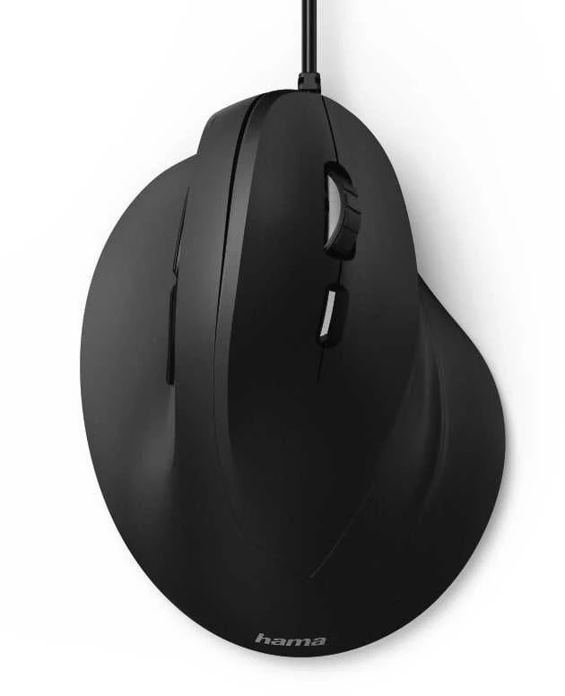 Hama EMC-500 su laidu vertikali pelė, juoda
