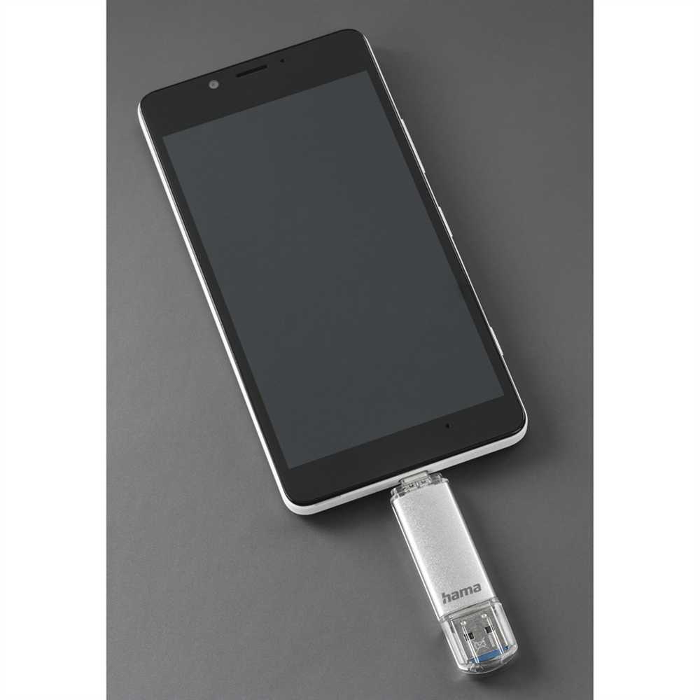 Hama Flash Pen Laeta, USB-C/USB-A 3.1, 64 GB, 40 MB/s, sidabrinis