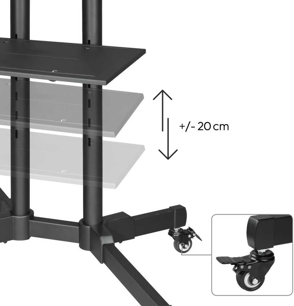 Laikiklis Hama 220874 stojak do TV (75“), 40 kg