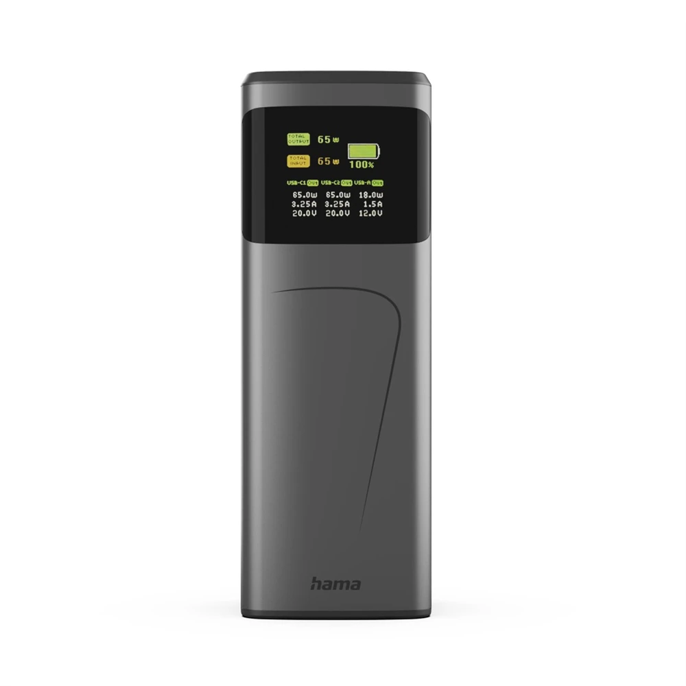 Hama įkroviklis, didelės galios, 65 W, 20000 mAh