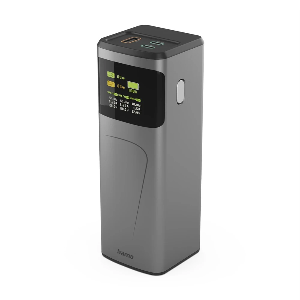 Hama įkroviklis, didelės galios, 65 W, 20000 mAh