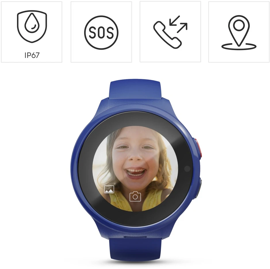 Išmanusis laikrodis Hama smartwatch vaikams su GPS mėlyna