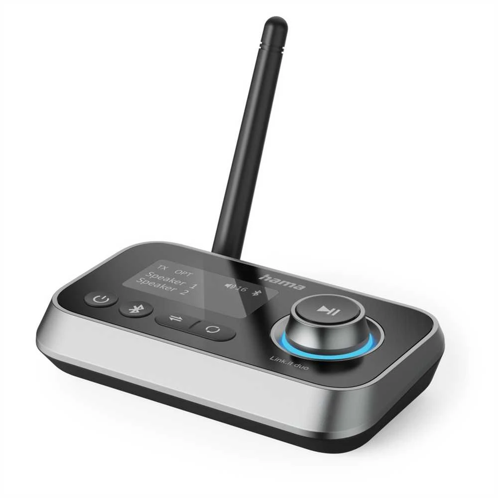 Hama Bluetooth siųstuvas su valdymo ratuku ir ekranu