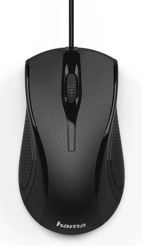 HAMA MC-200 Optinė 3-Button Pelė Cabled juodas