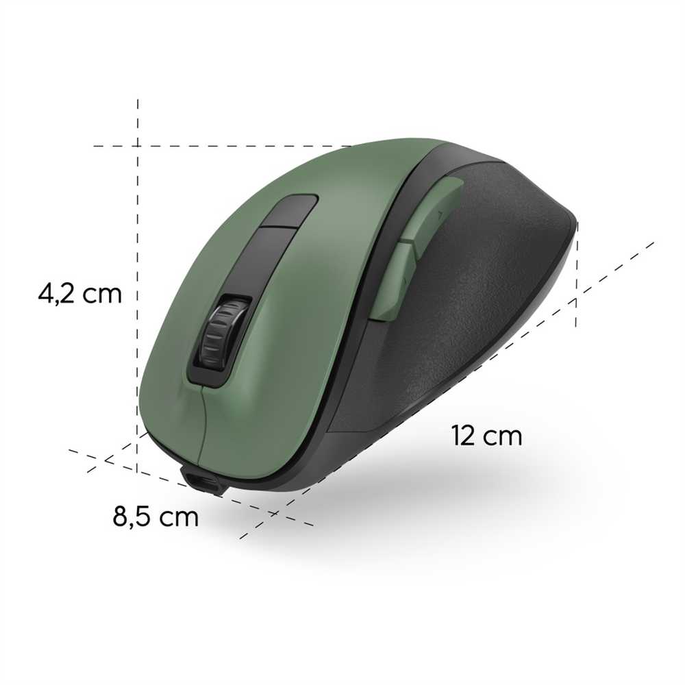 Pelė Hama MW-500 V2 žalia