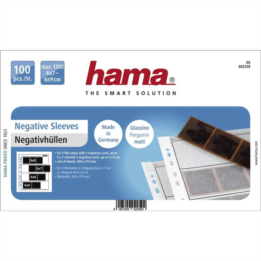 Hama FOLIA NA NEGATYWY MAT 60+70/6