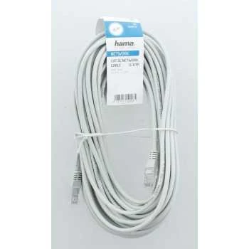 Hama TINKLO KABELIS CAT5e U / UTP 1 Gbit / s 15M, KREPŠELIS
