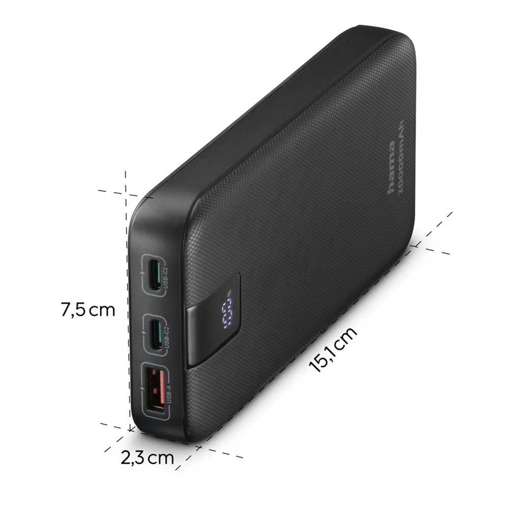 Hama Power Pack PD 20 20000 mAh antracitas