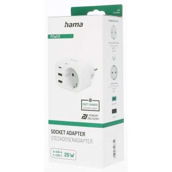 Hama Lizdas Electric Su su 20W USB įkrovikliu