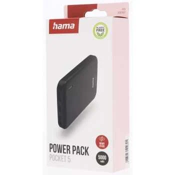 Hama Powerbank Pocket 5 Powerpack 5000 mAh antracitas