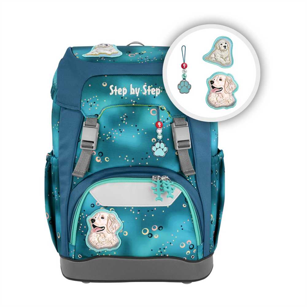 Hama School Backpack Step by Step GRADE Dog Basty, AGR sertifikatas