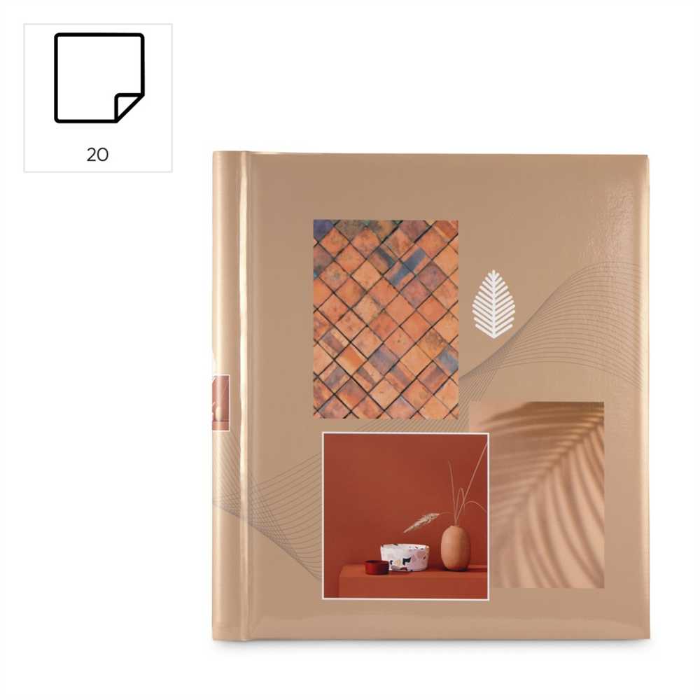 Hama Singo II 20 puslapių 28x31 lipnus Terracotta 7638