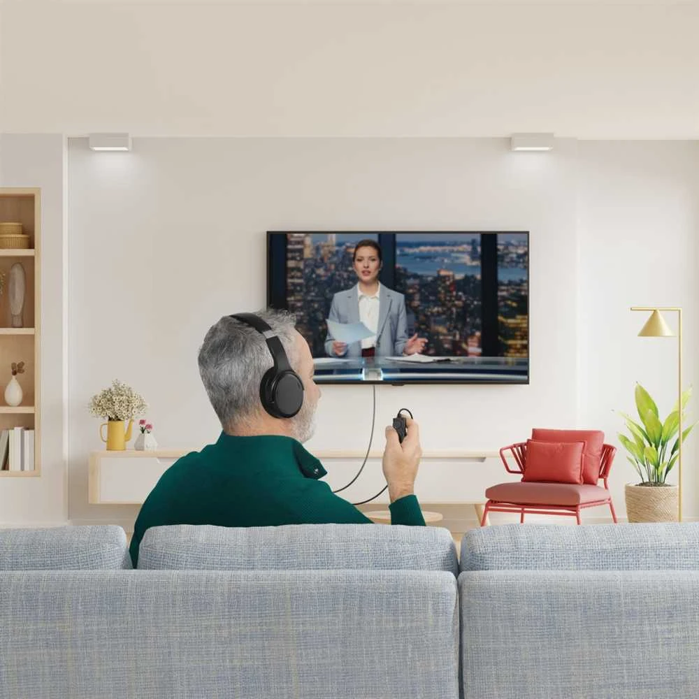 Hama TV ausinės su garsumo valdikliu