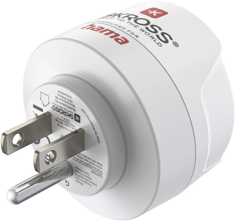 Hama Travel Adapteris Type B, USA, Canada, Caribbean and East Asia