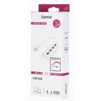 HUB USB Hama 4x USB-A 2.0 (002001200000)