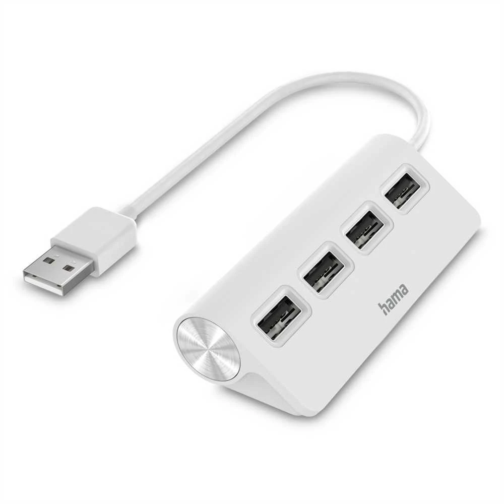 HUB USB Hama 4x USB-A 2.0 (002001200000)