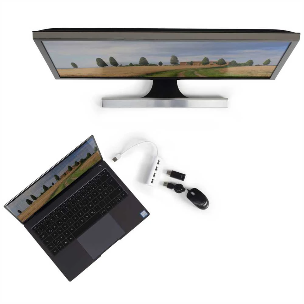 HUB USB Hama 4x USB-A 2.0 (002001200000)