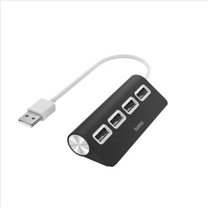 HUB USB Hama 4x USB-A 2.0 (002001190000)