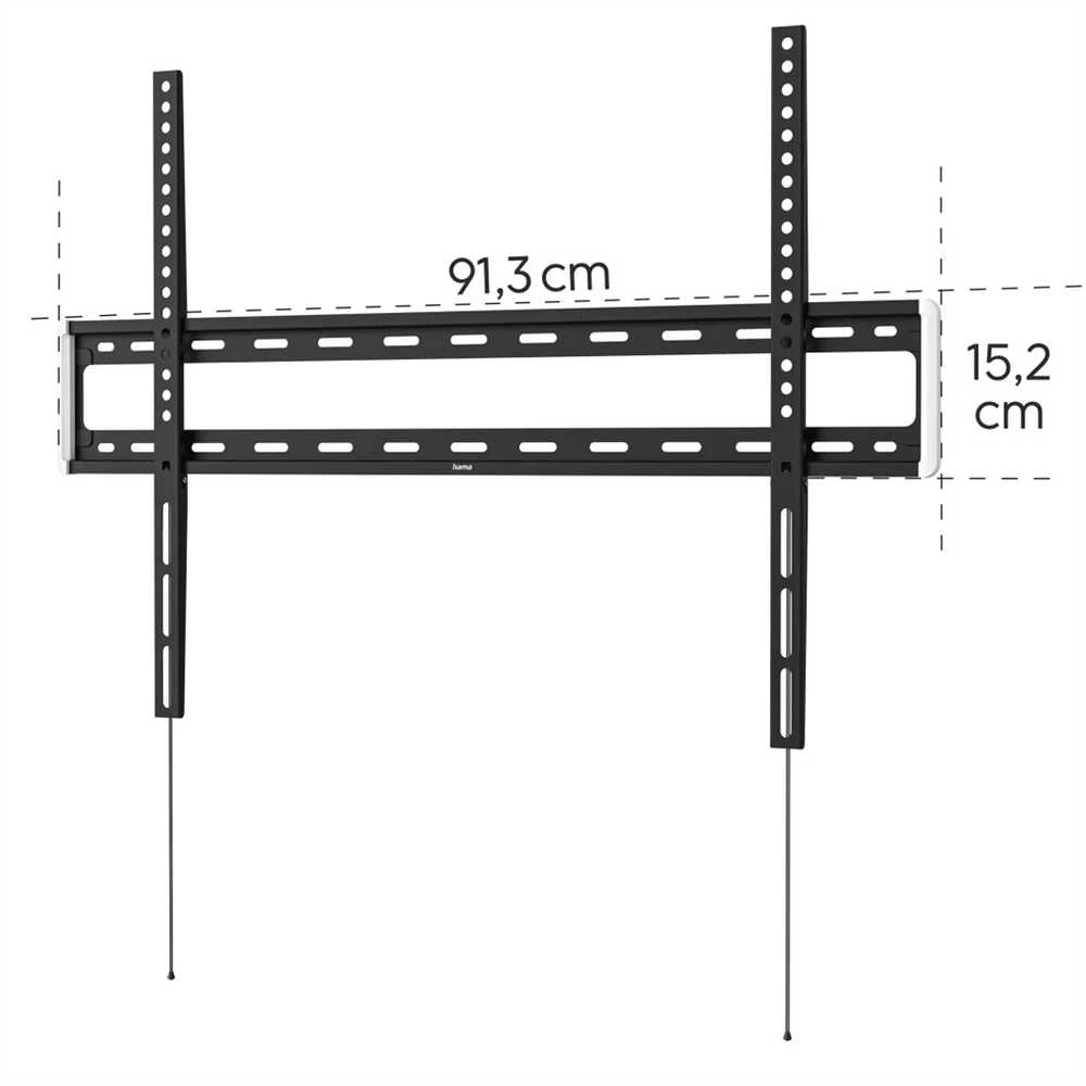 Laikiklis Hama TV sienas stiprinājums fiksēts XL VESA 800x600 LCD/LED ekrāniem līdz 100