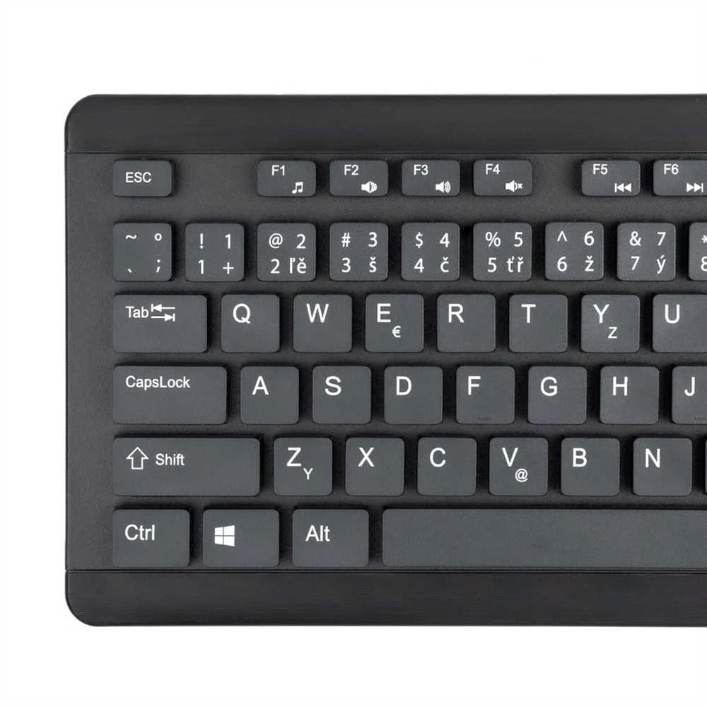 Hama KC-600 vandeniui atspari klaviatūra, juoda