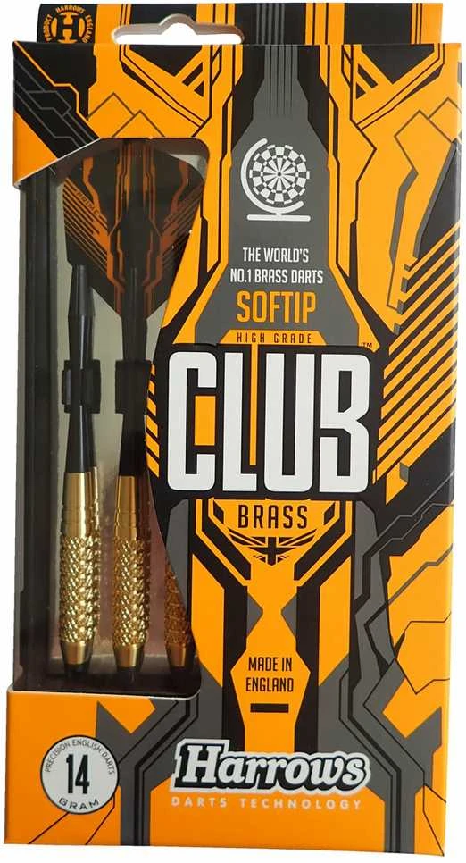 Harrows Darts strėlytės softip CLUB BRASS 3x14gK